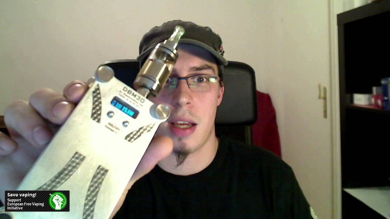 Dalton Box Mod 30 with DNA30D chip by evolve 30 Watt regulated 2 18650 Batteries ENGLISH