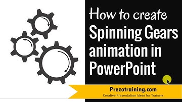 Create Spinning SmartArt Gears Animations In PowerPoint ( WITH SUBTITLES)