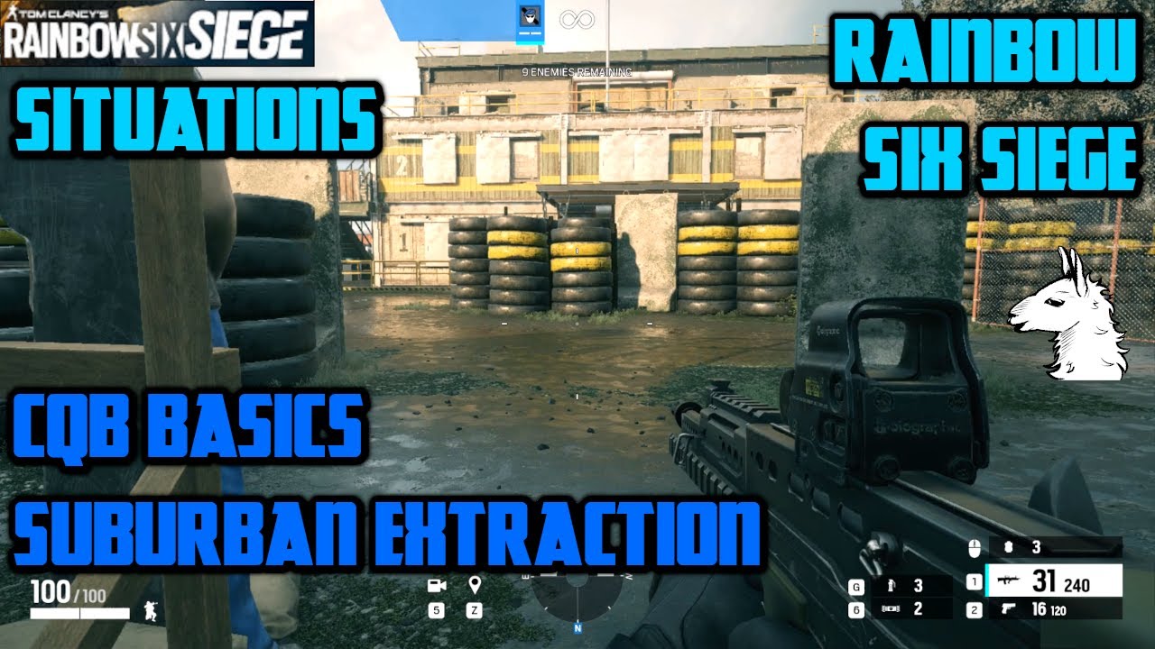 Let's Play Rainbow Six Siege (1) Situations - CQB Basics | Suburban ...