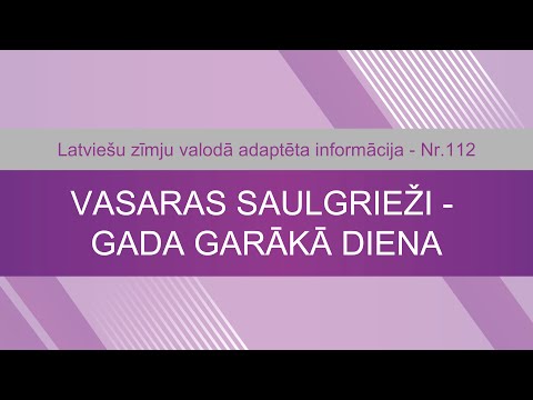 Video: Kura ir garākā diena?