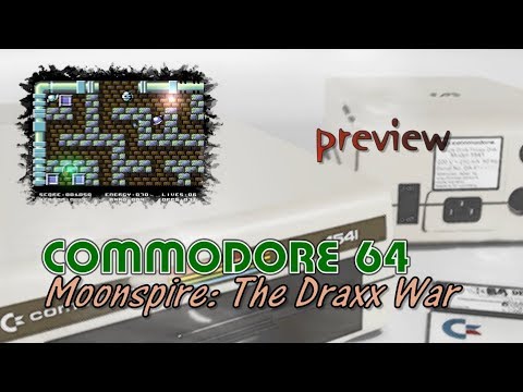 Commodore 64 -=Moonspire: The Draxx War=- game preview
