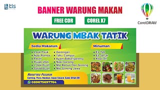 Free CDR - Desain Banner Warung Makan #klsdesain