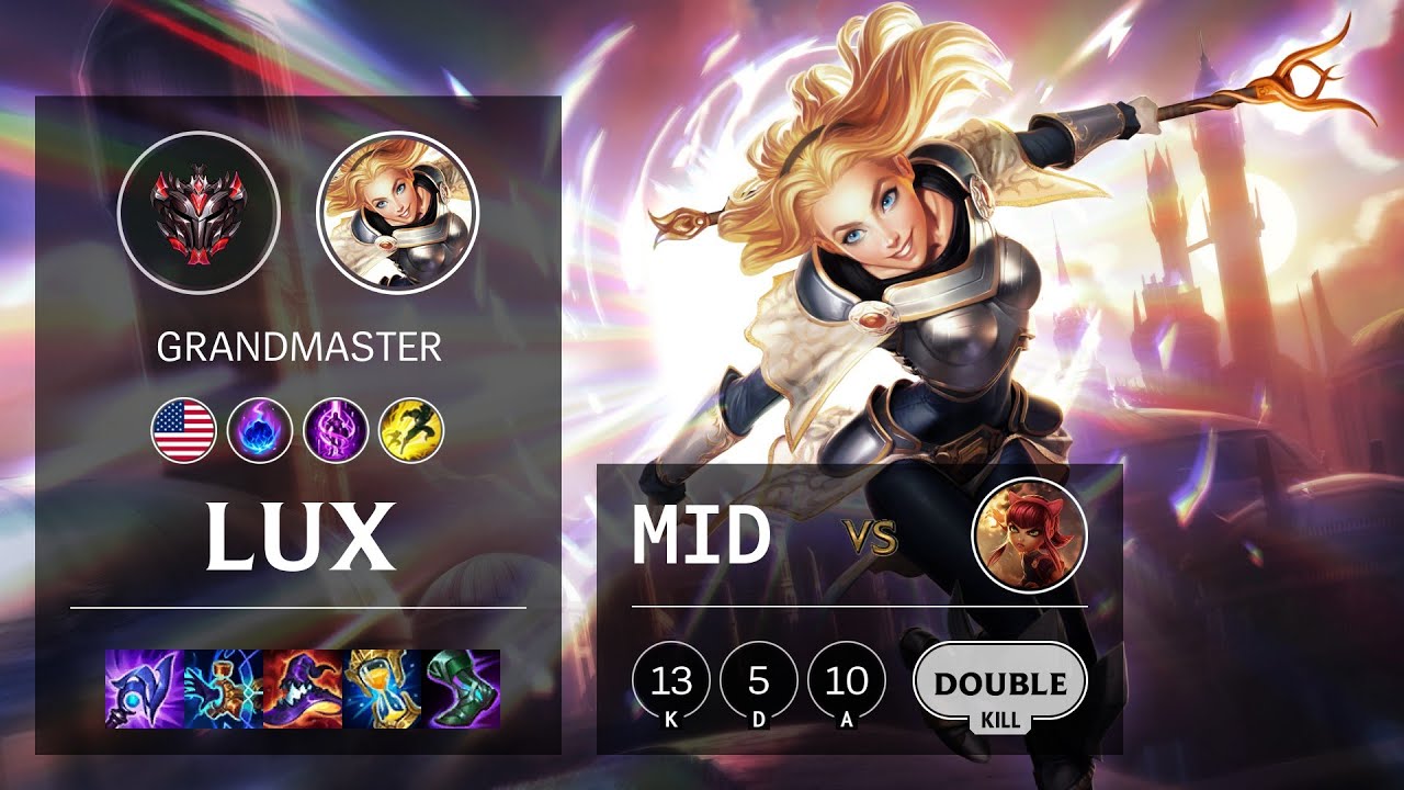 Lux Mid vs Annie - NA Grandmaster Patch 11.15