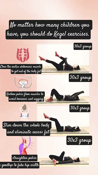 #LatihanKegel adalah sesuatu yang harus Anda lakukan apa pun kondisinya #birthShareAfter recovery #homeworkout #Mom