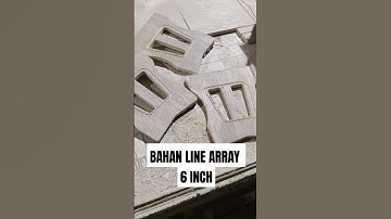 Bahan Handle Line Array 6 inch CNC