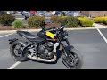 Contra costa powersportsused 2023 triumph trident 660 wabs brakes streetfighter sport motorcycle