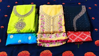Punjabi Amazon Dress material haul/Myntra Kurta haul/Flipkart Dress material haul by ladies planet