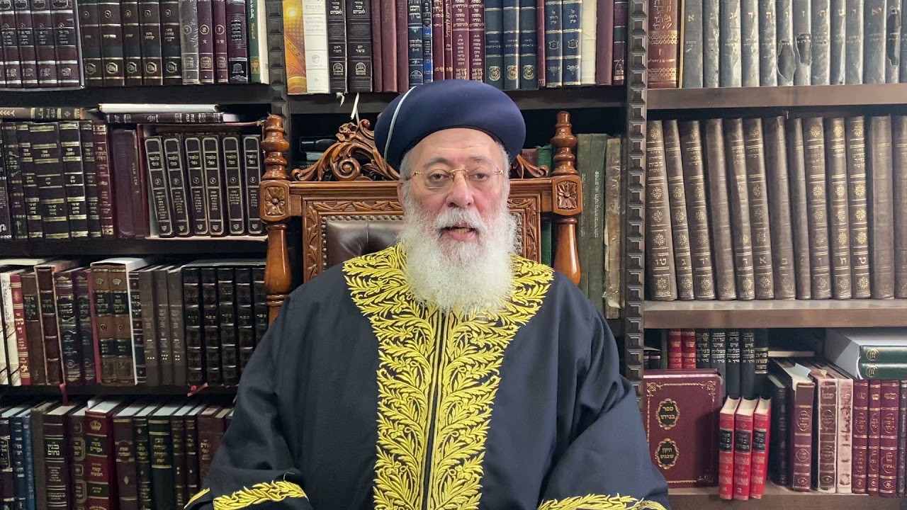 הרב שלמה עמאר: "מודים לה'. מירושלים מתברכים כל יושבי העולם."