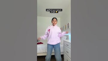 Spell out your name with emojis in the comments! 🤩