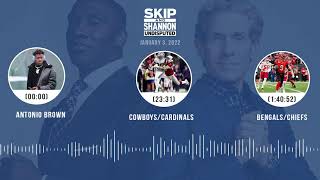 Antonio Brown, Cowboys\/Cardinals, Chiefs\/Bengals | UNDISPUTED audio podcast (1.3.21)