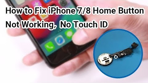 How to Fix iPhone 7/8 Home Button Not Working, No Touch ID/No Fingerprint