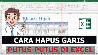 cara menghilangkan garis putus-putus di excel