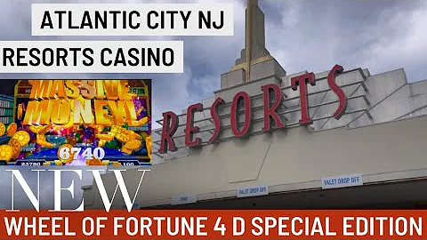 Atlantic City Resorts casino NEW Slot Wheel of For...