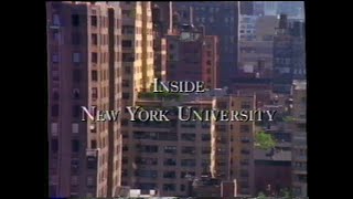 Inside New York University NYU 1991 VHS