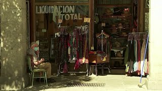 Euro zone GDP in record slump; inflation ticks up