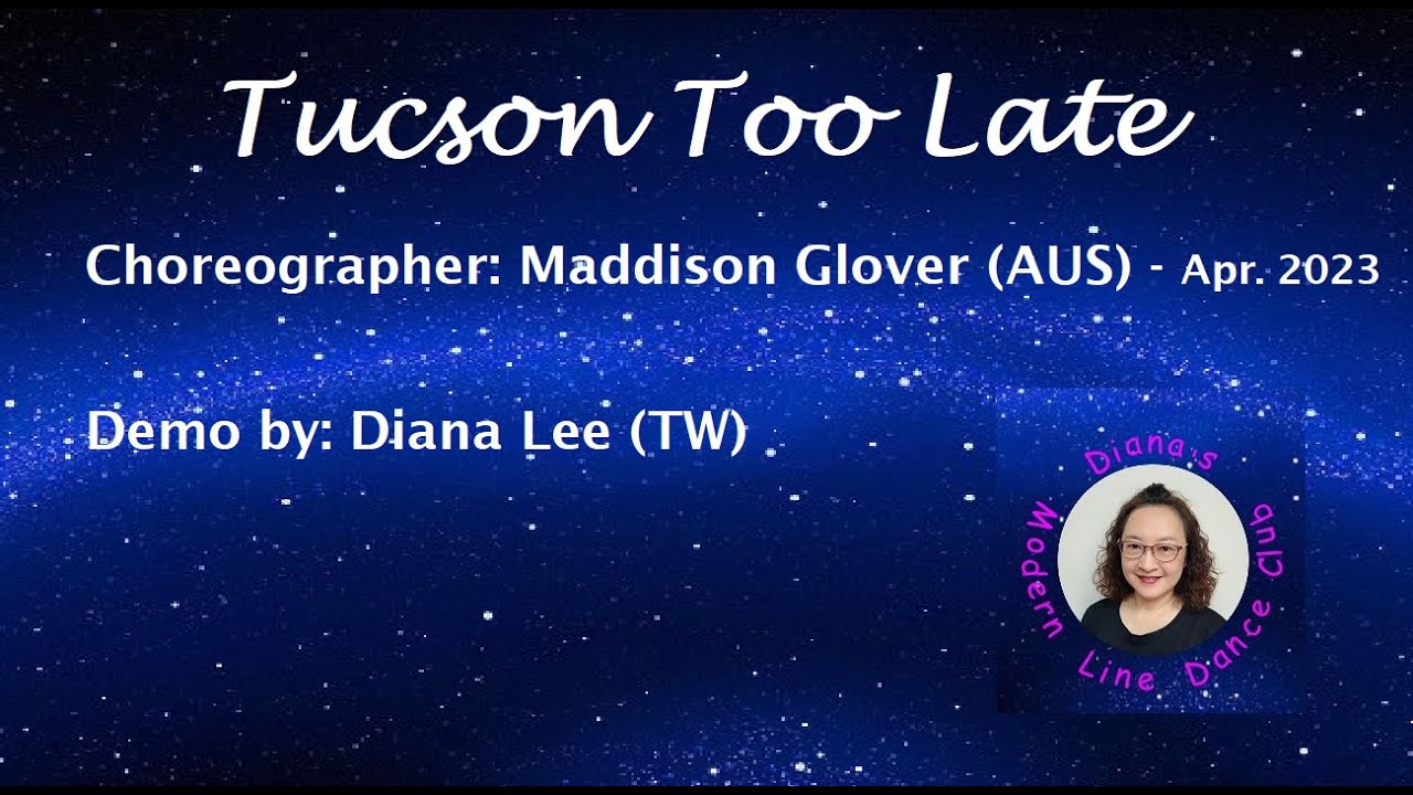 Tucson Too Late Demo Line Dance YouTube