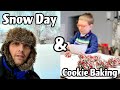 Christmas Cookies and LOTS of Snow! DITL OF A STAY AT HOME MOM AND FAMILY OF 5 / CAMBRIEA AND BOBBY