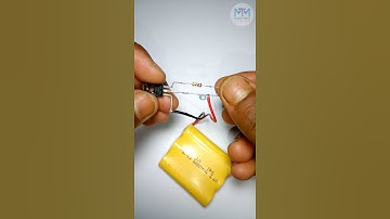 Make a simple touch switch circuit with D882 transistor|Easy touch switch make at home D882 #Shorts