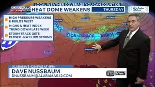 Strong Storms Possible Tonight in Alabama Big Weather Changes This Week