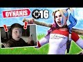 Harley Quinn Skini Geldi !! 16 KİLL SOLO (Türkçe Fortnite)