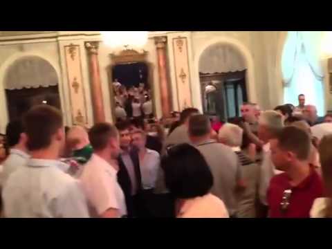 მიხეილ საკაშვილი ოდესაში ქართულ დიასპორას შეხვდა