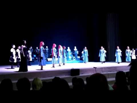 Ансабль 'Кутаиси' исполняет 'Реве та стогне Дніпр широкий'!
