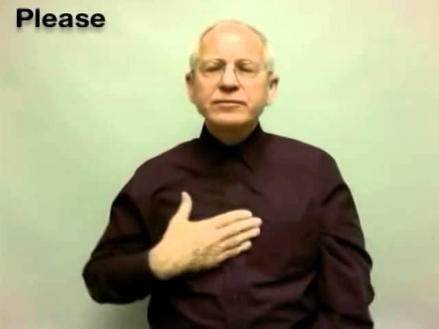 work in asl sign language