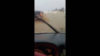 Banjir besar di jalan tol cipali