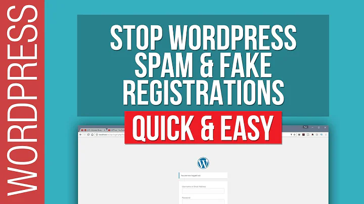 Stop Wordpress Comment & Signup Spam