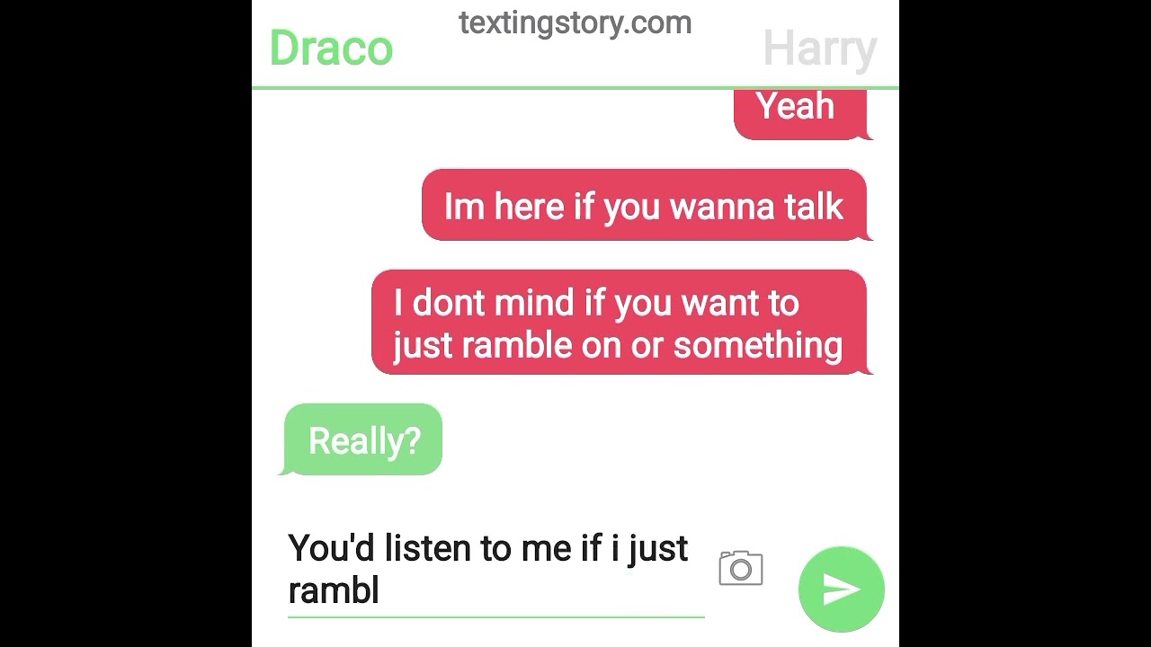 Drarry texting story(100 sub special!)