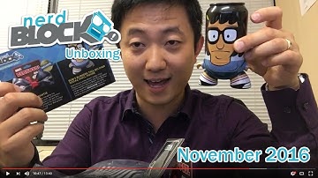 Nerd Block Classic - November 2016 Unboxing