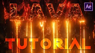 DRIPPING LAVA | (After Effects Tutorial) + FREE PACKS!