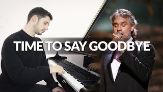 Video thumbnail of "Time To Say Goodbye (Con Te Partirò) - Andrea Bocelli | Piano Cover + Sheet Music"
