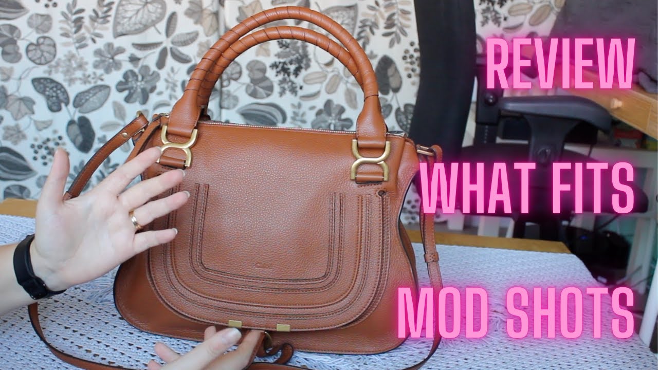 Chloé Marcie Medium Review + What Fits + Mod Shots + Pro's/Con's