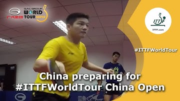 China Preparing for the ITTF World Tour China Open