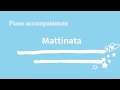 Mattinata (R. Leoncavallo) in D Major Piano accompaniment