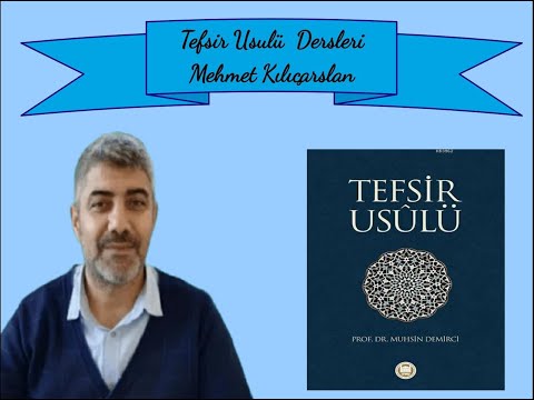 Tefsir Usulü - Ders 6 (Yedi Harf ve Yedi Kıraat Meseleleri)