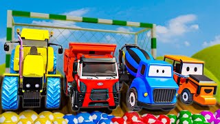 Humpty Dumpty + More Baby Songs | Construction Vehicles & Soccer Ball | Kids Song & Nursery Rhymes