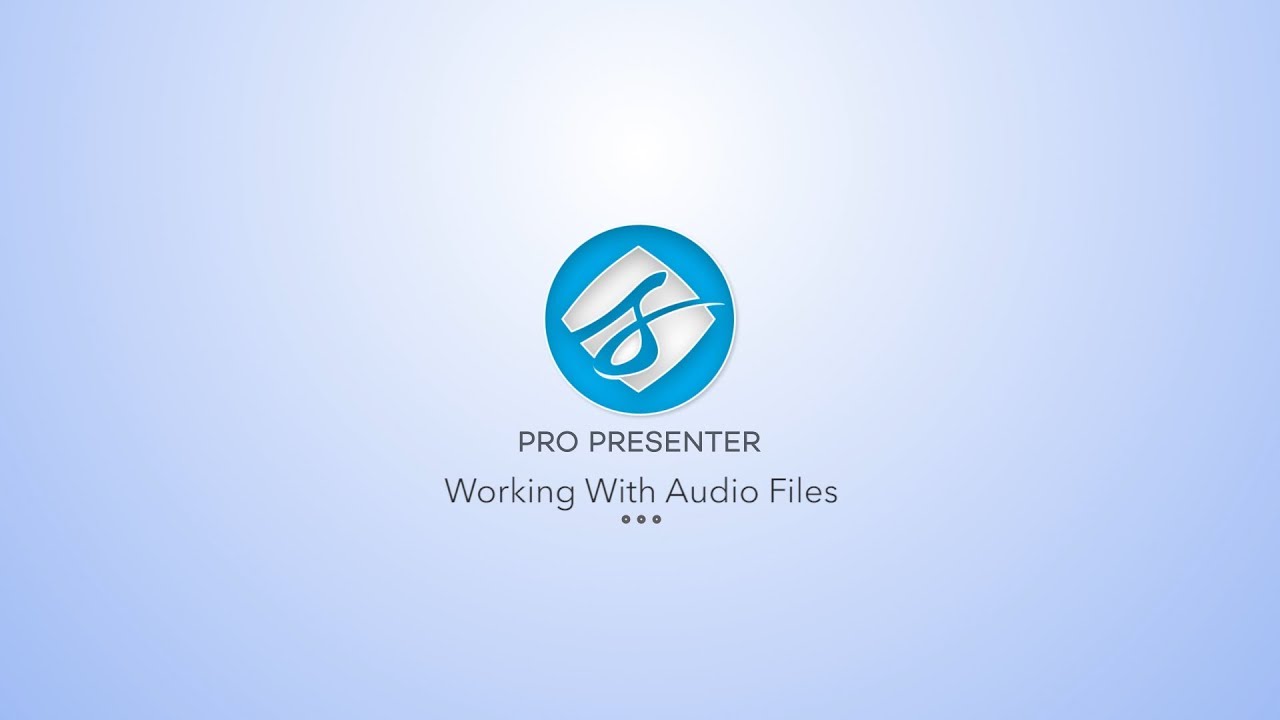 12 Working with audio files - YouTube