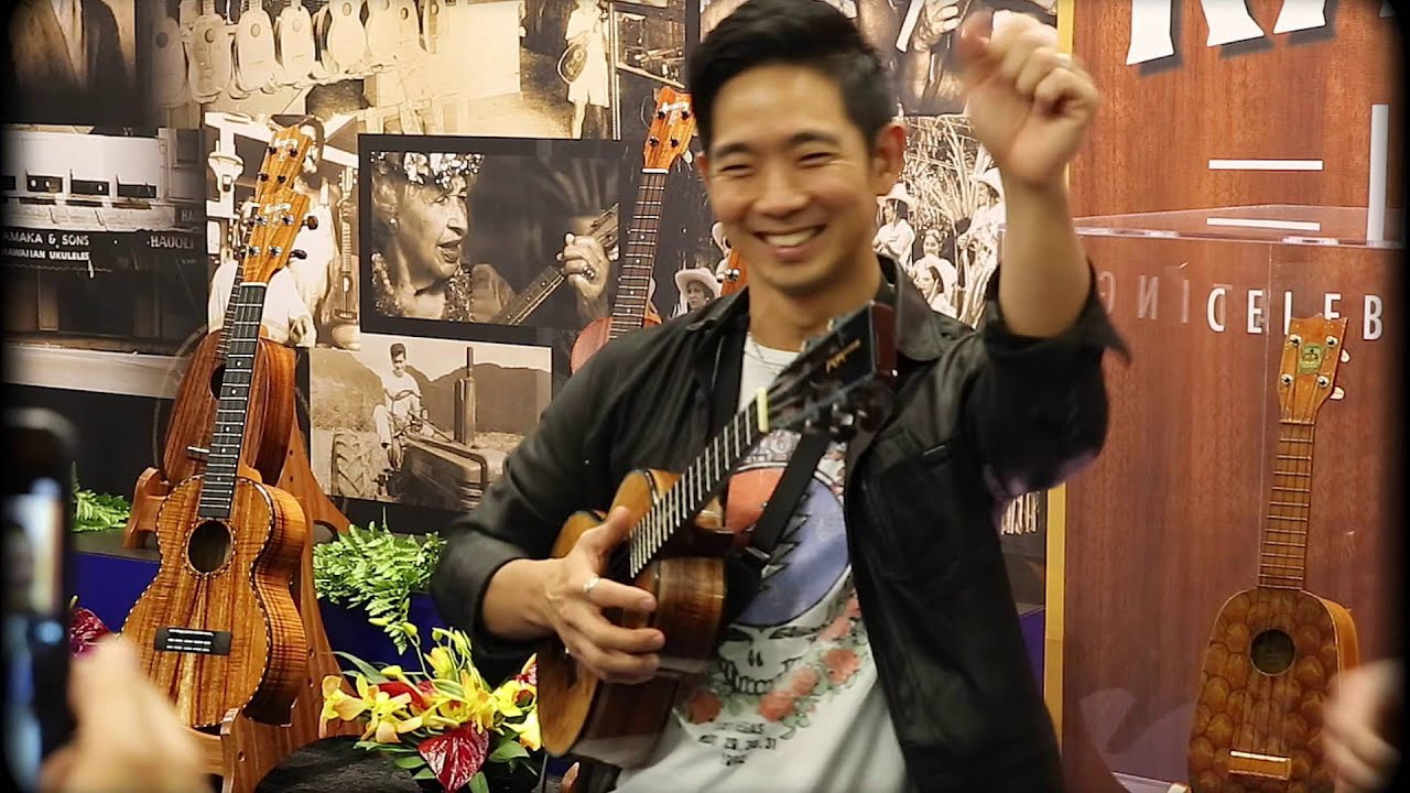 UKULELE FRIEND Jake Shimabukuro and Custom Kamaka Ukulele (NAMM.REC