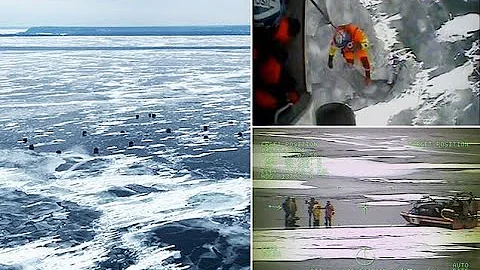 Coast Guard rescues 66 ice anglers in Wisconsin's Sturgeon Bay