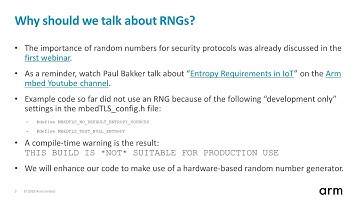 Securing IoT applications with Mbed TLS, Part III: Random Number Generators (RNG)