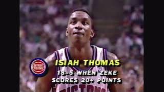 Isiah Thomas vs. Rockets (37 Points, 10 Assists, Clutch OT Finish - 1990)