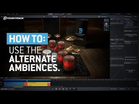Superior Drummer 3: How to use the alternate ambiences