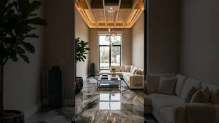 From raw concrete to luxury reflection ✨   #concretecreations #EpoxyFloor #LuxuryInterior