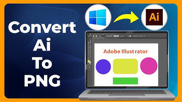 How To Convert Ai To PNG File Type Format