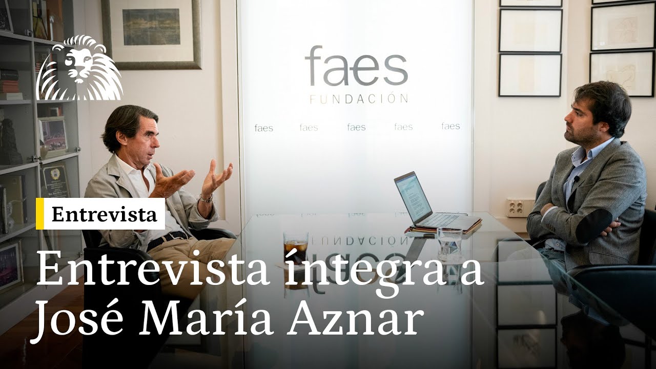 Entrevista al expresidente del Gobierno José María Aznar (Versión íntegra)