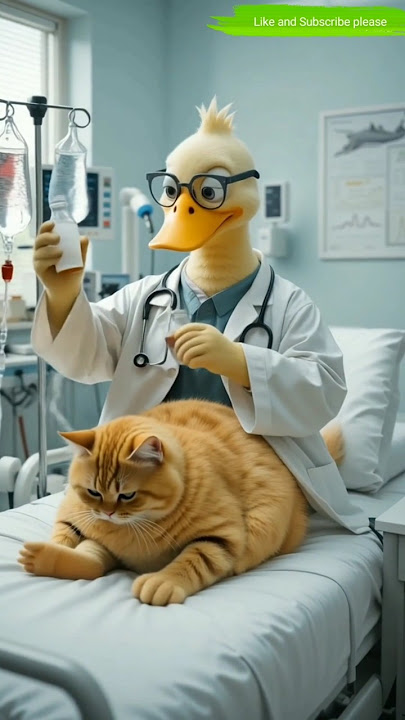 Billa vs Doctor: Fridge, Vomit and Revenge! #funnyshorts #billa #cat #cartoon #darkcomedy #doctor...