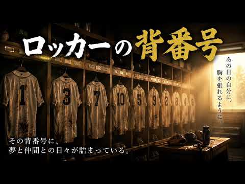 ⚾「ロッカーの背番号」ユニフォームを脱いでも、この番号だけは忘れない。｜高校野球 感動ソング