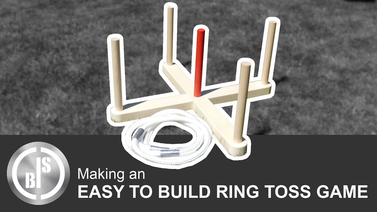 Build a Tabletop Tiki Toss Ring Hook Game | #DIY #howto - YouTube